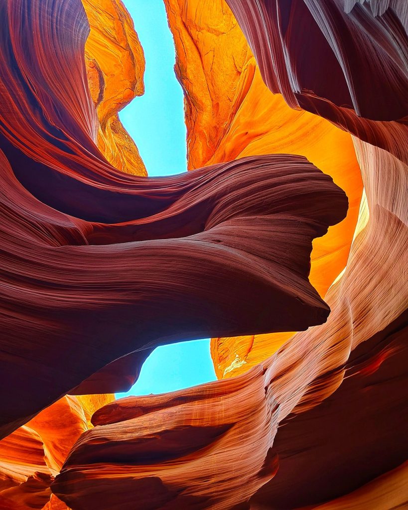 canyon, sandstone, rocks, geology, nature, sunlight, photography, waves, colours, arizona, desert, usa, erosion, rock formation, texture, cave, travel, outdoors